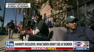 Sara Carter speaks to El Paso residents upset with border situation, Biden visit