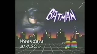 Batman "Back In Action" Old Series TV Commercial - 1990's