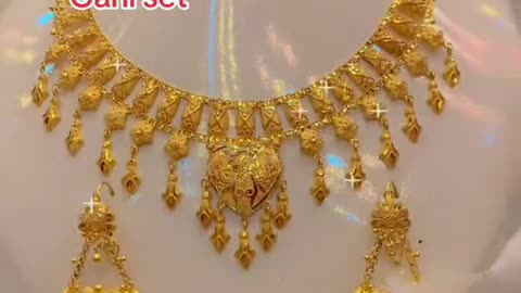 Beautiful gani set gold