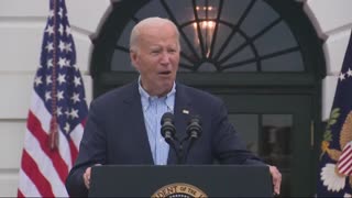 BIDEN to the troops: "I've been all over the world with you. I've been in and out of battles, anyway