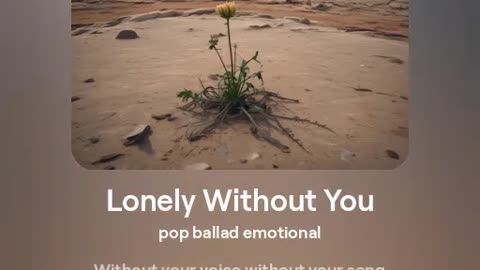 lonely without you
