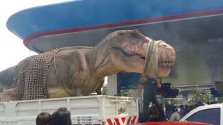 Giant T-Rex Arrives in Thailand