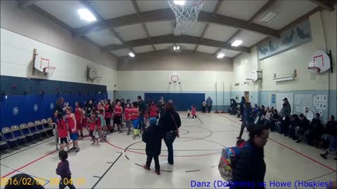 Green Bay Public School Basketball Danz Dolphins vs Howe Huskies 2 2 2017