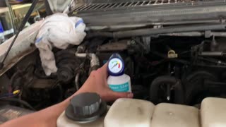 Refill Freon in vehicle for air conditioning