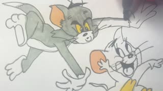 How to Draw Tom and Jerry Step by Step #howtodraw #tomandjerry #viral #shorts #youtube