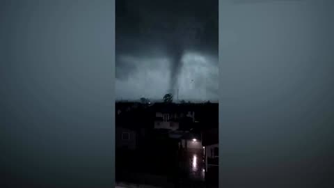 Tornado strikes near Italy's Milan