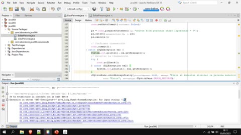 Java parte 70. Desarrollo de CRUD con la librería swing (5/6)