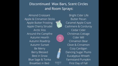 Discontinued Scentsy Products in 2022