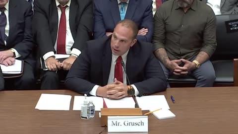 Former US Intelligence agent David Grusch confirms under oath that ALIENS exist