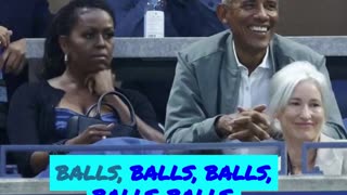 The Obama's talk balls. Parody