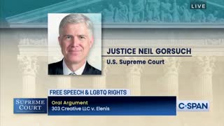 Supreme Court Justice Neil Gorsuch asked pointed questions in Colorado case