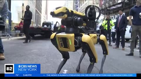 Mayor Adams, NYPD unveil robots that will help officers