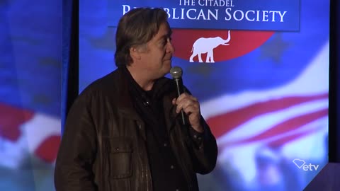 Steve Bannon Speaks at The Citadel - 2017