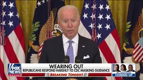 Peter Doocy confronts Biden over latest mask guidance