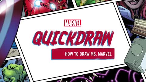 Learn How to Draw Ms. Marvel! Marvel Quickdraw
