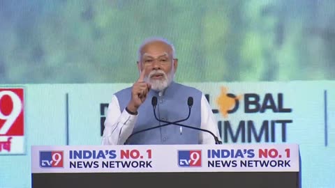 Prime Minister Narendra Modi participates in News 9 Global Summit