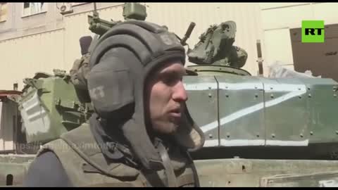 Interview with a tanker who was hit by an RPG in Mariupol