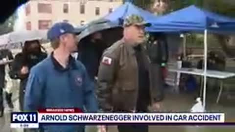 Arnold Schwarzenegger car accident