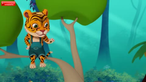 Tiger Song - Bengali Rhymes for Children - Infobells_Cut