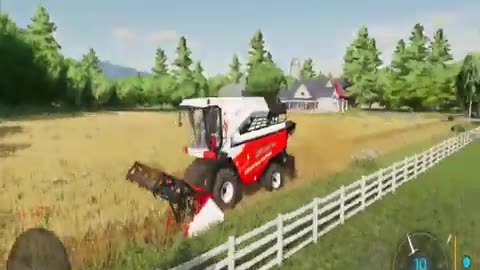 Part 5: Wheat harvesting | Farming Simulator 22 | Chilliwack map | Timelapse | (1080p60)