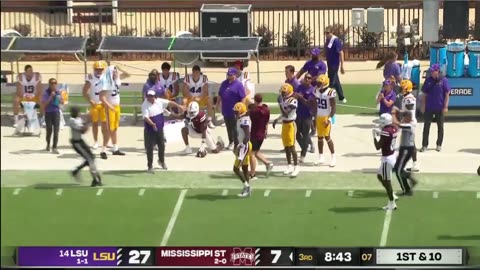 LSU vs Mississippi State Highlights | College Football Week 3 | 2023 College Football