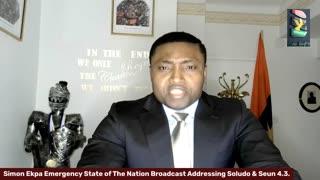 Simon Ekpa Emergency State of The Nation Broadcast addressing Soludo and Seun of Channel TV