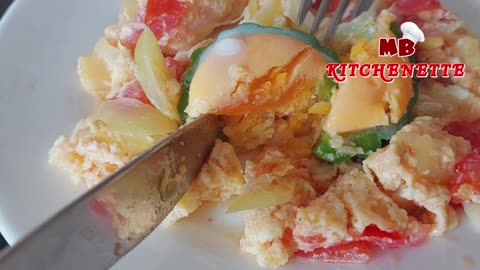 World Best Bitter Melon / Ampalaya Recipe. Amazing Satisfying Bitter Melon and Egg Recipe! Try It!