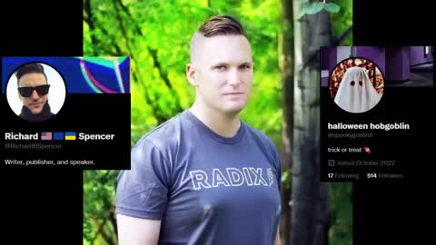 Nick Fuentes talks to Richard Spencer on a TWITTER SPACE