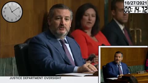 Sen Ted Cruz humiliates A.G. Garland on FBI memo * 10-27-2021