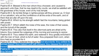 Psalms 65-67, 69-70