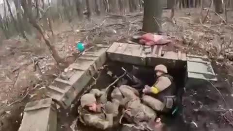 The moment Ukrainian soldiers “find out”