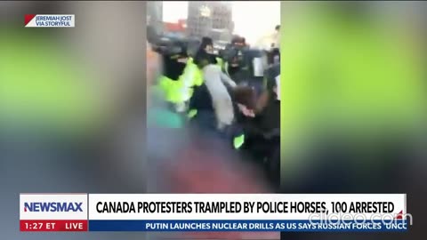 Remember when the media lied about an elderly woman being trampled by police at the #FreedomConvoy?