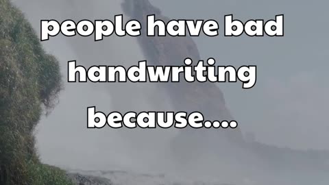 Most intelligent people have bad handwriting... #shorts #psychologyfacts #subscribe