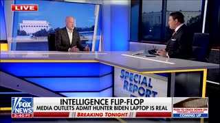 Brett Baier calls out one of the CIA scumbags who lied & said the Hunter Biden laptop was fake