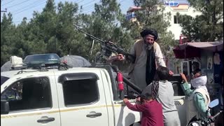 Taliban man checkpoints around Kabul