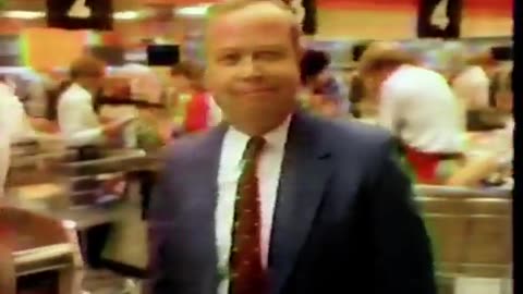 March 1990 - Don Marsh Walks Through One of His Supermarkets