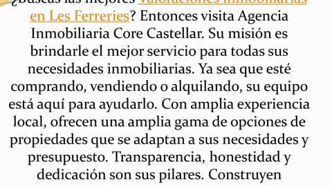 Consigue las mejores Valoraciones inmobiliarias en Les Ferreries