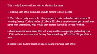 This is why Labour will not win an election for years #Labour