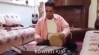 Man plays different instruments at the same time