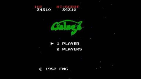 Galaga (NES) Gameplay