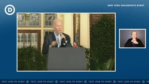 'No more drilling': Biden responds to shouted question at Hochul rally
