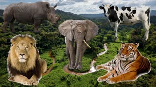Animals Name And Sound Learn Bird Species in English I Roar Animal's Animal World