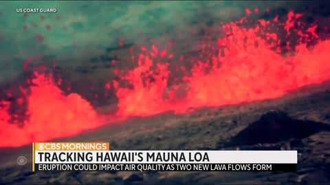 Rare Dual Eruption From Neighboring Volcanoes Mauna Loa and Kilauea on Hawaii's Big Island