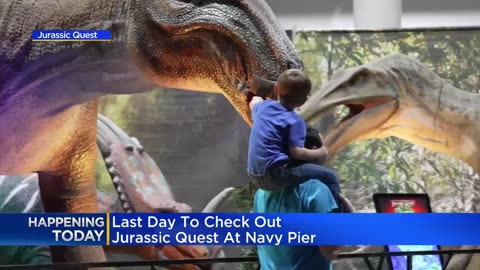 Last chance to visit Jurassic Quest at Navy Pier Sunday