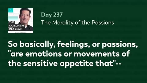 Day 237: The Morality of the Passions — The Catechism in a Year (with Fr. Mike Schmitz)