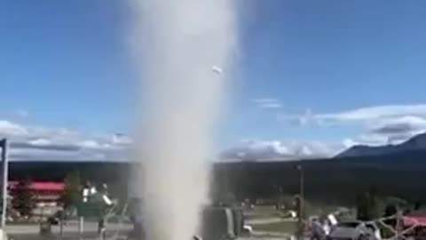 Dust Devil in Yukon CANADA