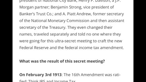 The federal reserve act and the 16th amendment were illegally passed and unconstitutional.