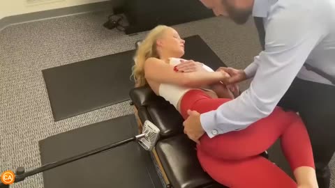 Unintentional Chiropractic Adjustments ASMR I SQUEEZING OUT Her HUGE Muscle Knots