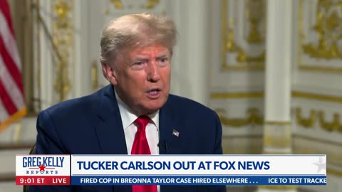 President Trump gives his take on Tucker and the Fox debacle.