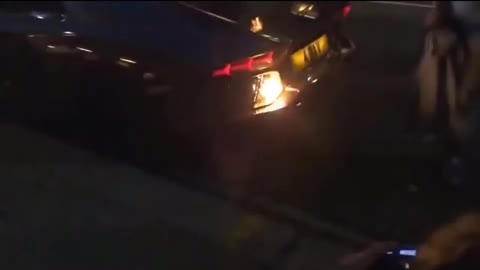Lamborghini on fire in public when they rev to hard